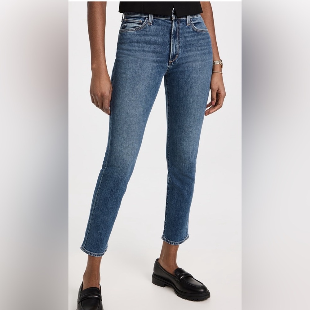 Favorite Daughter The Erin Distressed Slim Straight Jeans